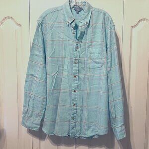 Tackle & Tides-Men's Long Sleeve Size XL Flannel Casual Button Up Shirt-Fall-Com